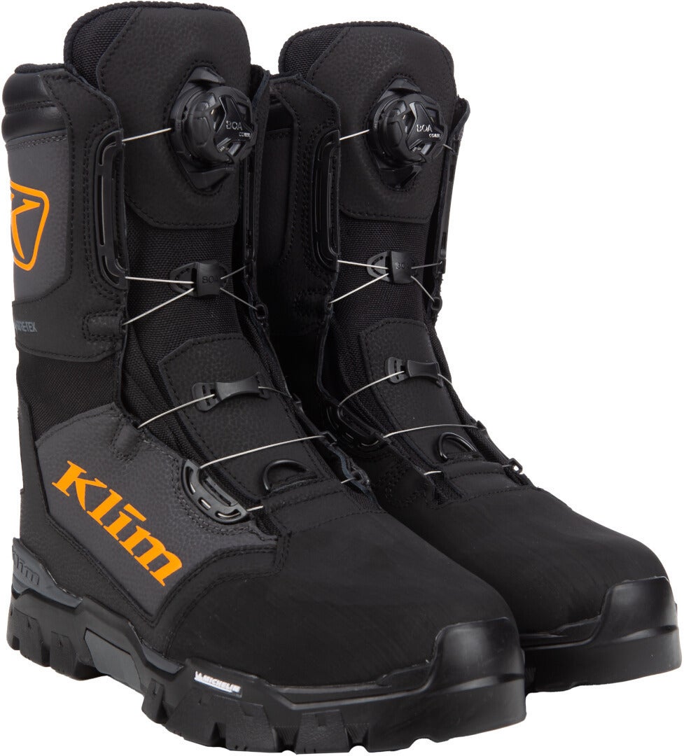 Klim Klutch GTX BOA Snowmobile Boots black/orange 14 Figure 1