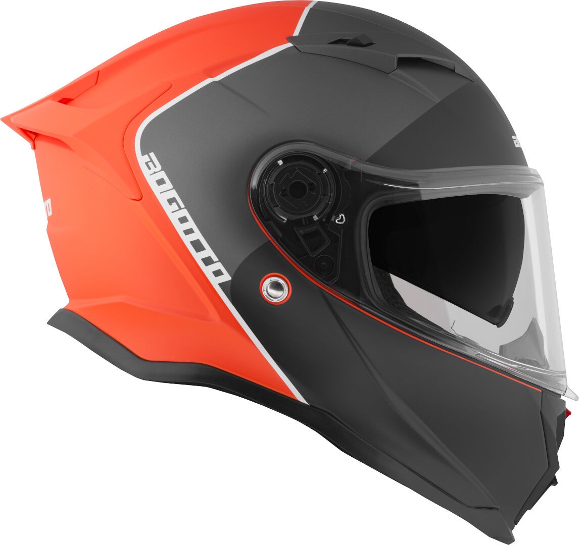 Bogotto H153 BT SPN Bluetooth Hjelm sort mat/orange L Figur 7