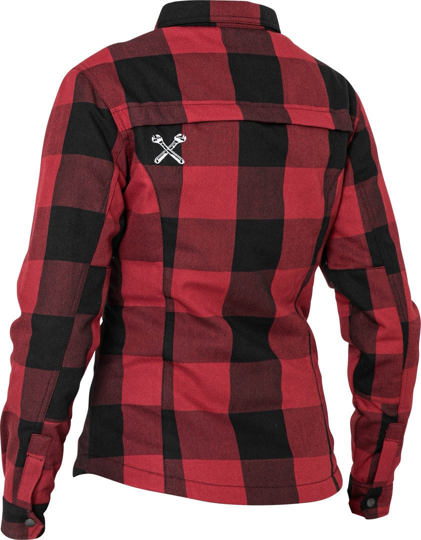 John Doe Motoshirt XTM Cămașă de motocicletă pentru doamne Negru/Roșu L Figura 5