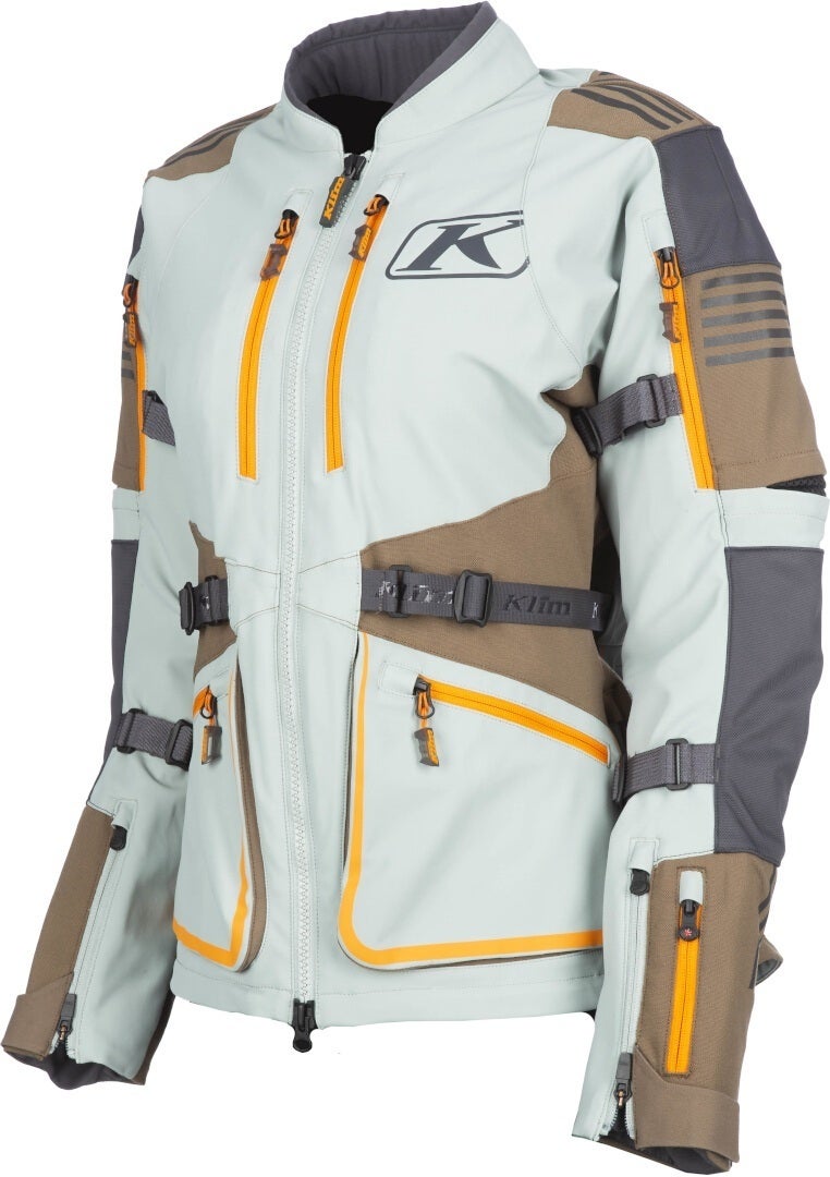 Klim Sedona Enduro Mesh Damen Motorrad Textiljacke grau/braun M Abbildung 1