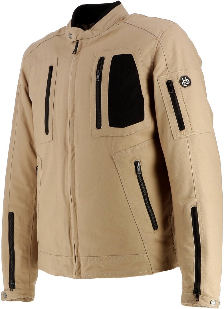 Helstons Puma waterproof Motorcycle Textile Jacket beige XL Figure 8