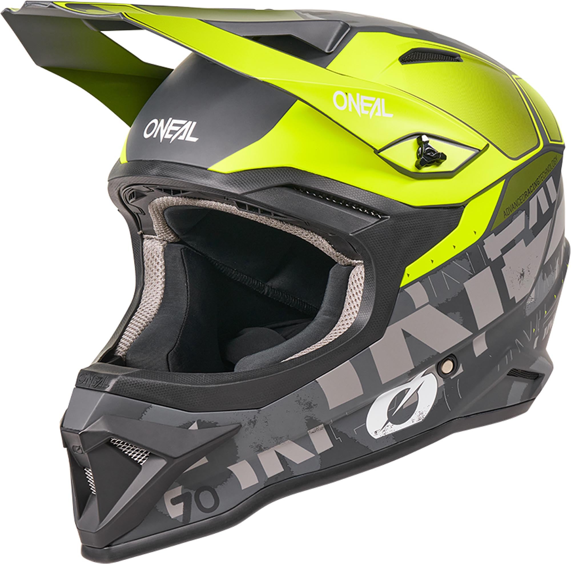 Oneal 1SRS Voltixx Casco da motocross nero/neon/giallo M (57/58) Figura 1