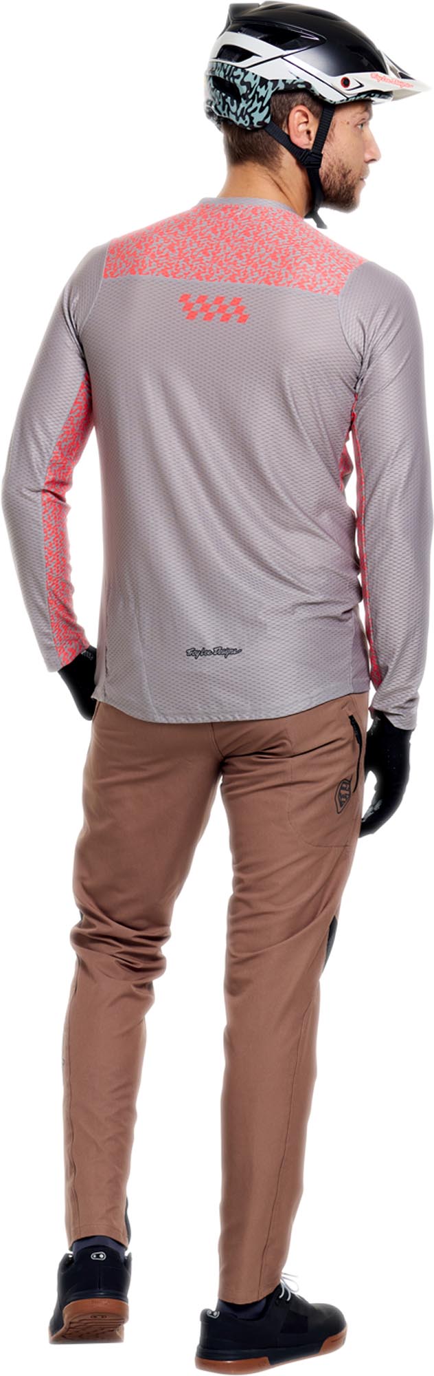 Troy Lee Designs Skyline Pro Air Ridgeline Bicycle Jersey light grey L Figure 14