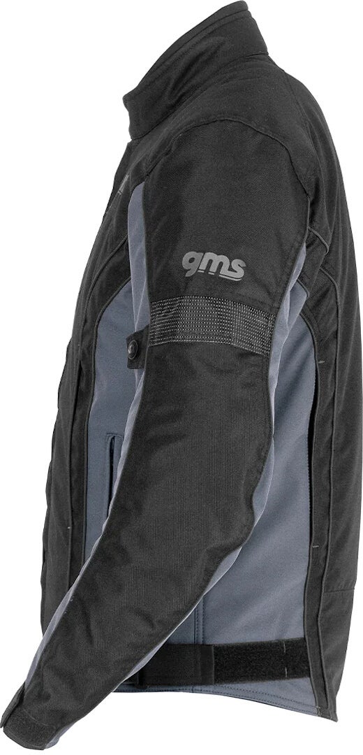 GMS Lagos waterproof Motorcycle Textile Jacket black/grey XL Figure 2