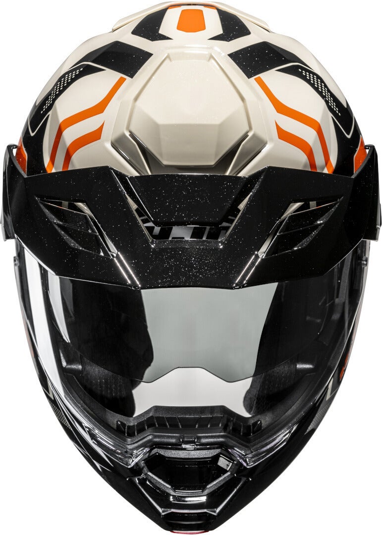 HJC i80 Velly Casque Blanc/Noir/Orange XXL (62/63) Figure 4