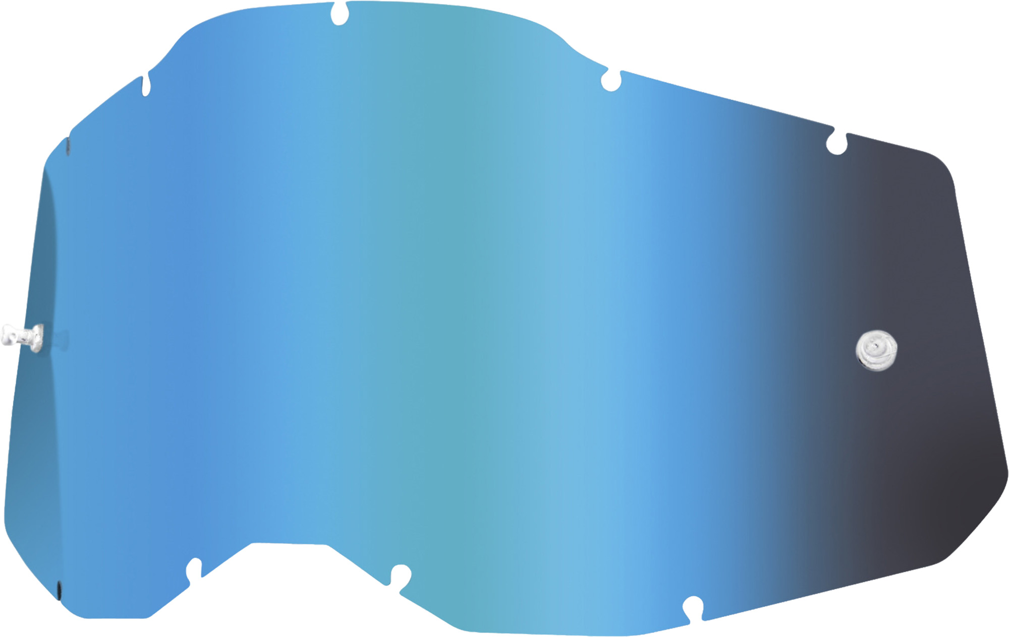 100% RC2/AC2/ST2 Replacement Lens blue mirror Figure 1