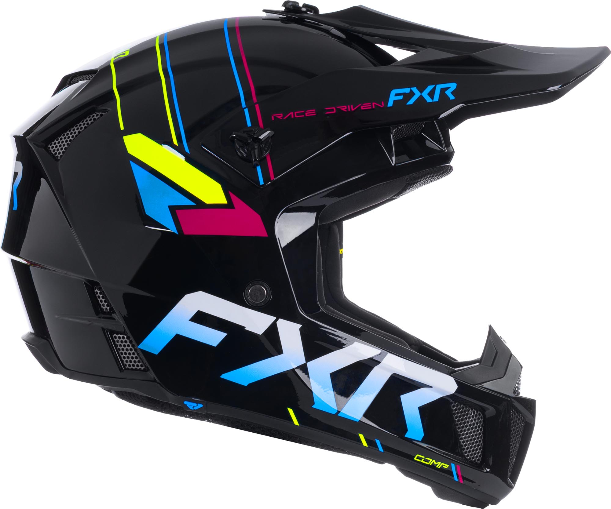 FXR Clutch Cască de motocross pentru tineret Negru/Multicolor L Figura 3