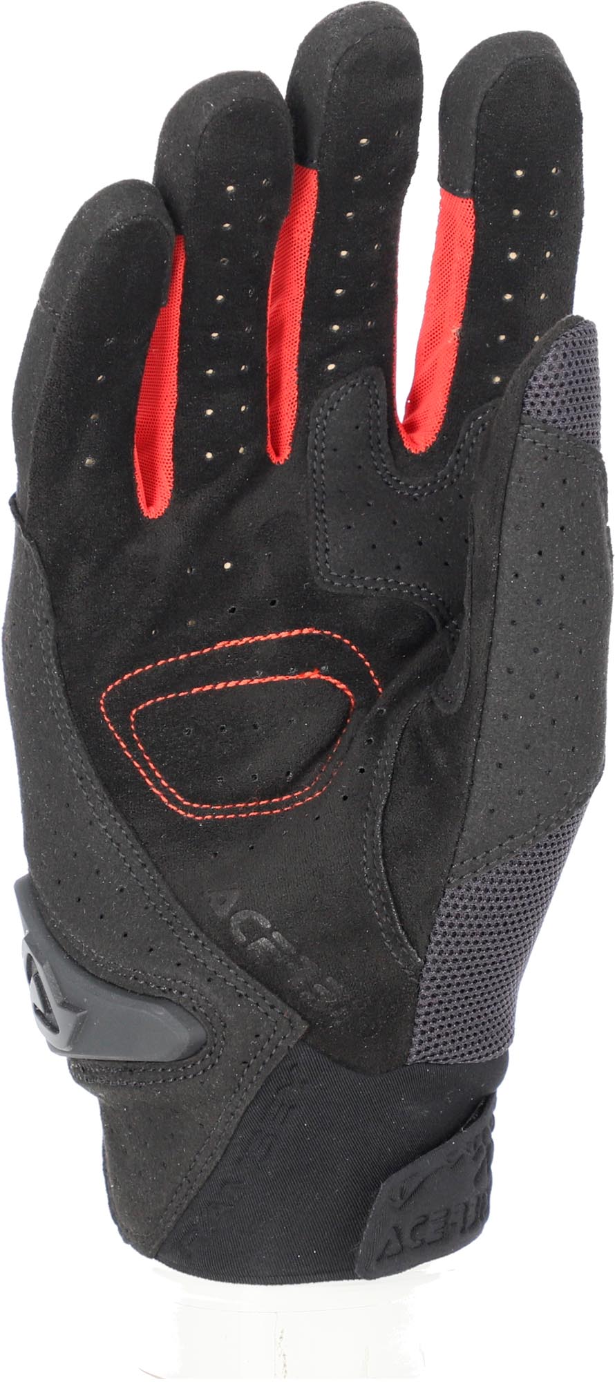 Acerbis Ramsey My Vented Pro Mesh Motorcykelhandsker sort/rød M Figur 2