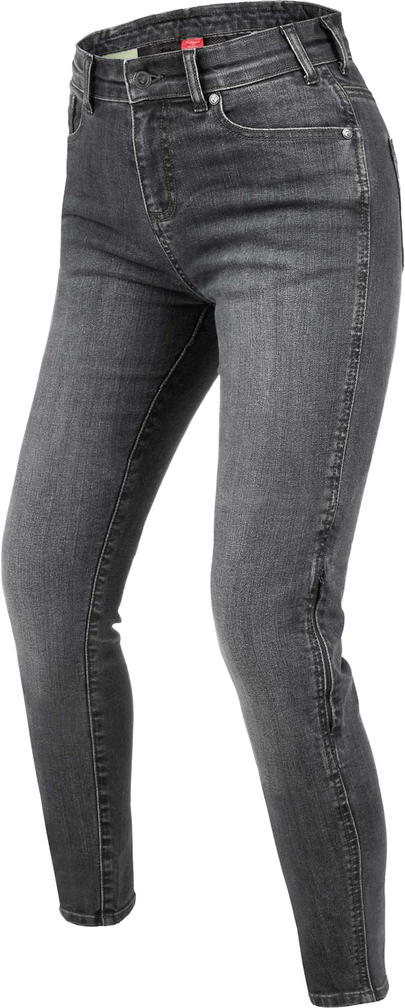 Rebelhorn Classic 3 Skinny Fit Dames Motorjeans grijs verbleekt 34/32 Figuur 1