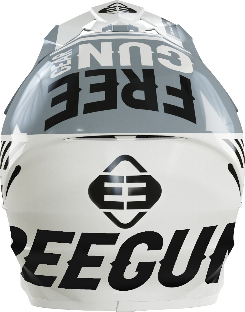 Freegun XP4 Danger Cască de motocross Alb/Negru XS (53/54) Figura 2