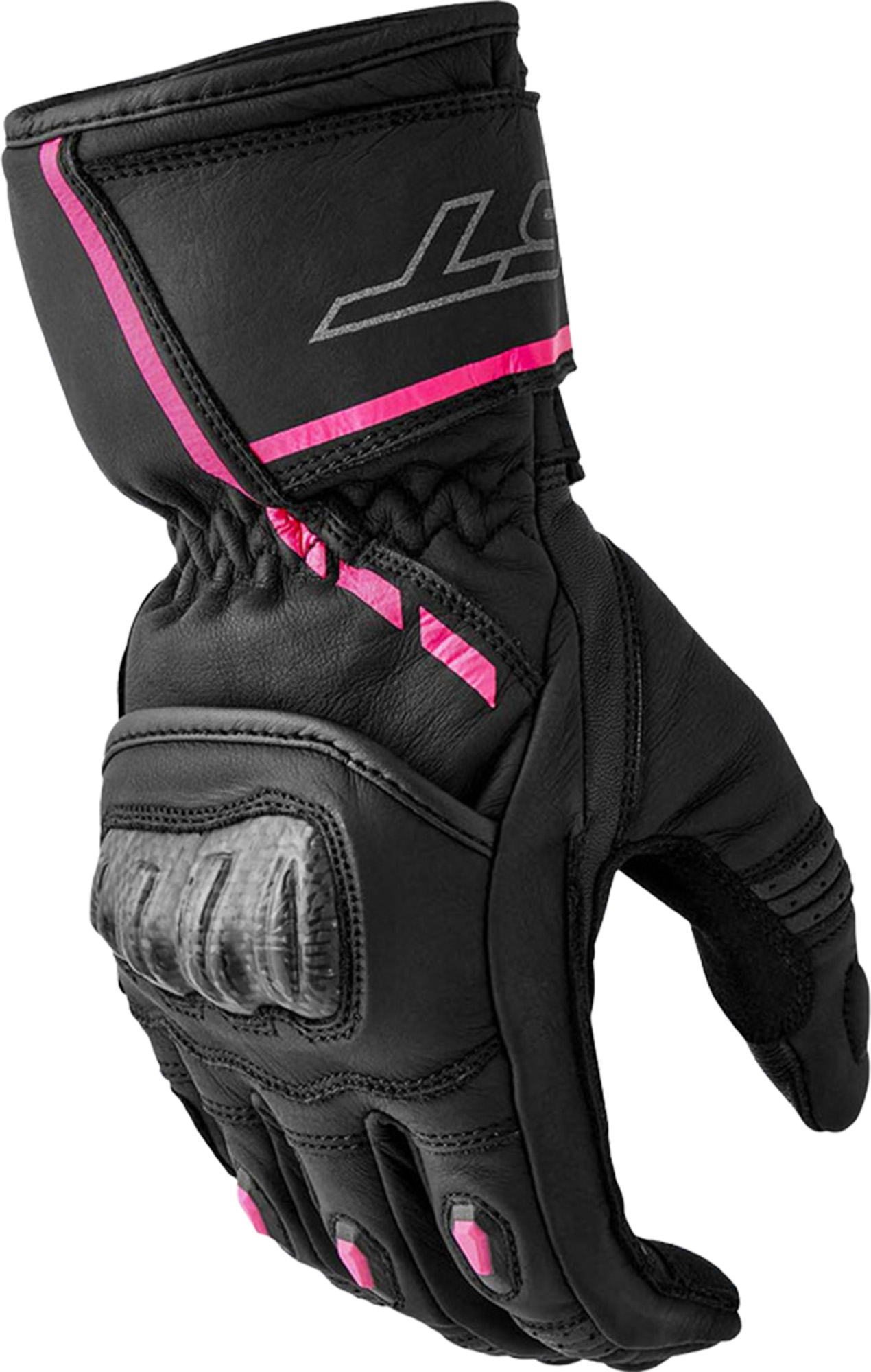 RST S1 Damer motorcykelhandskar Svart/rosa S Figur 4