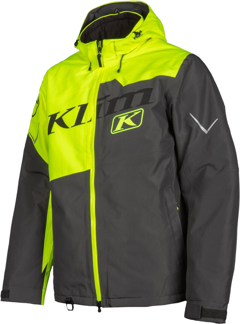 Klim Instinct 2022 Sneeuwscooter Jas donkergrijs/zwart/neongeel XXL Figuur 1