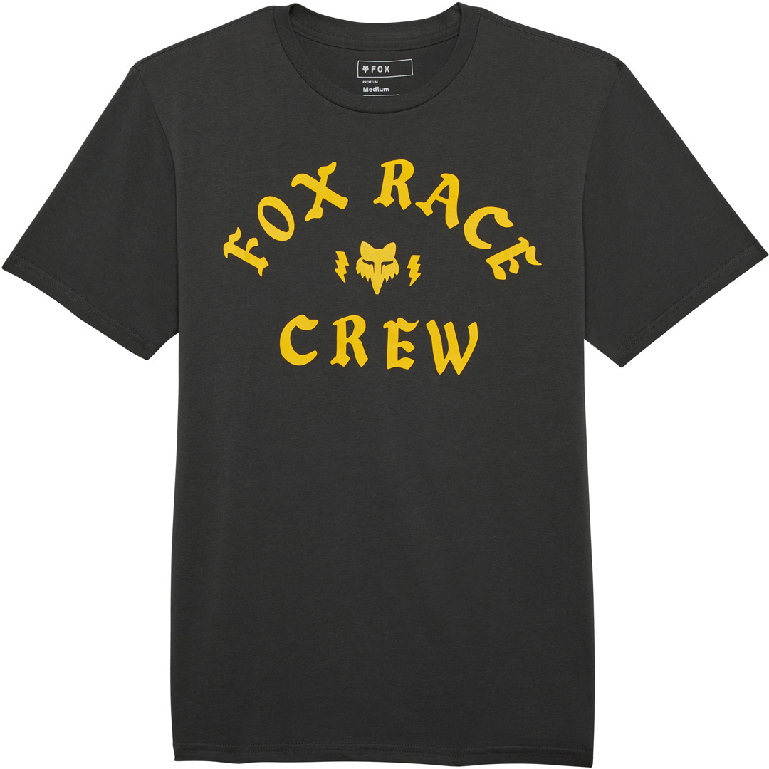 FOX Race Crew Premium Camiseta Cinza escuro S Figura 1