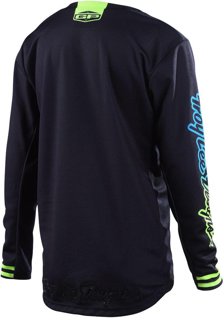 Troy Lee Designs GP Mono Ungdom Motocross Jersey svart XS Figur 2