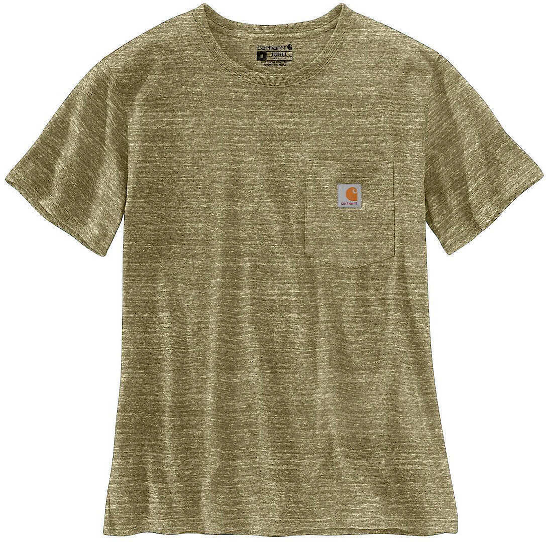 Carhartt Workwear Pocket 女式 t恤衫 军事绿 L 图1