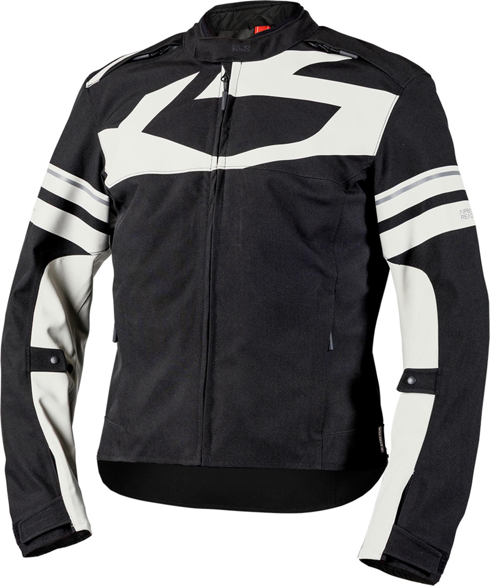 IXS Rapid-STX 2.2 wasserdichte Motorrad Textiljacke schwarz/hellgrau S Abbildung 1