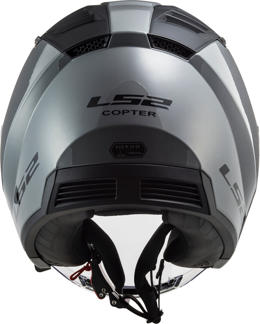 LS2 OF600 Copter II Jethelm grau L (59/60) Abbildung 5