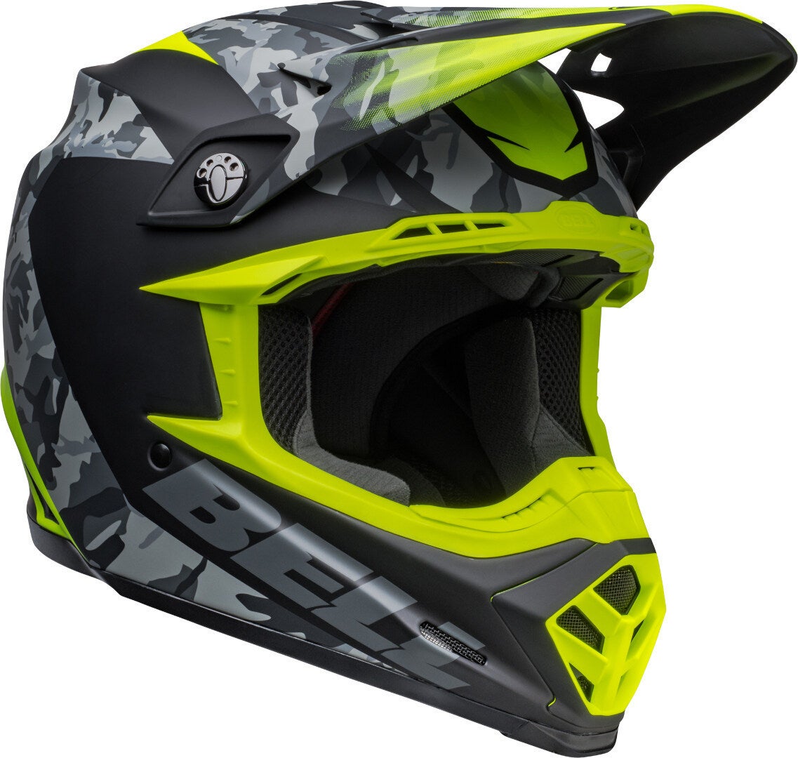 Bell Moto-9 MIPS Venom Casco Motocross nero/giallo XL Figura 1
