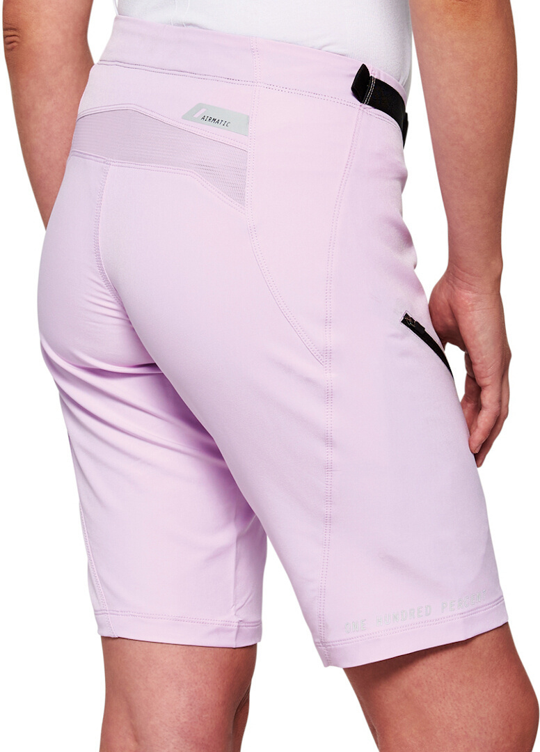 100% Airmatic Pantaloni scurți de bicicletă pentru doamne roz L Figura 2