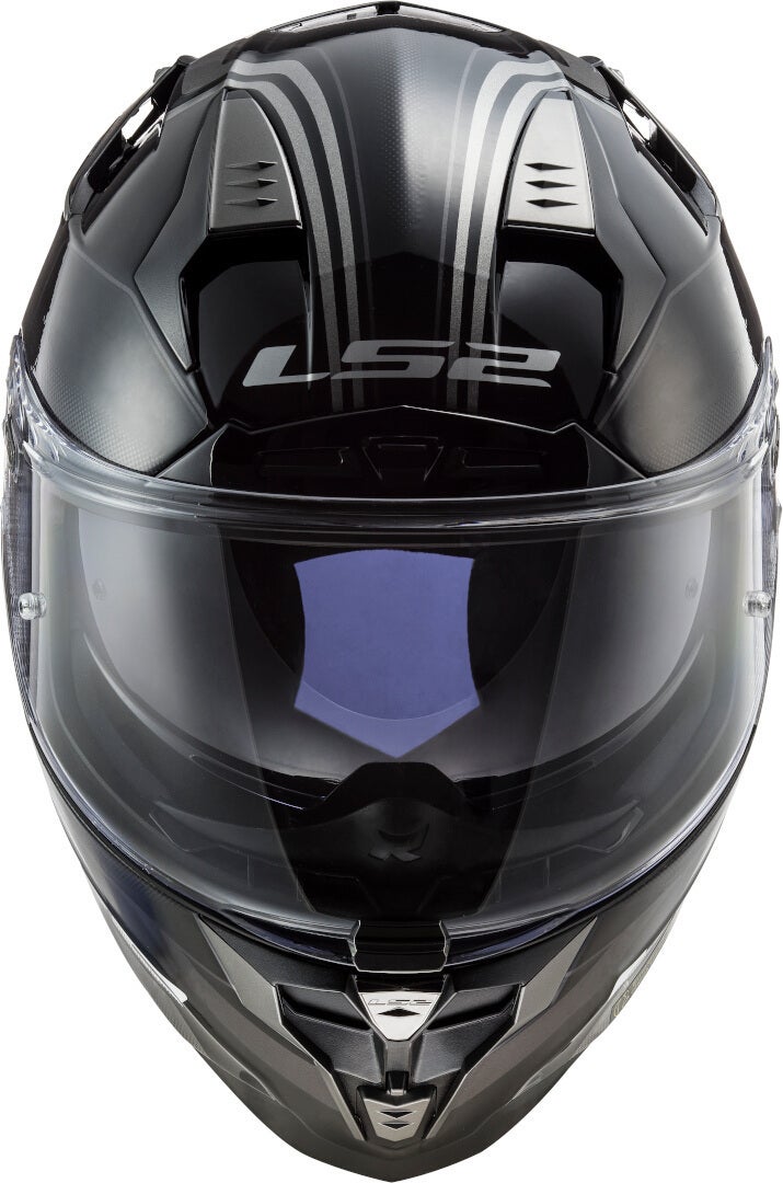 LS2 FF327 Challenger Propeller Helm schwarz/titan XXXL (65/66) Abbildung 2