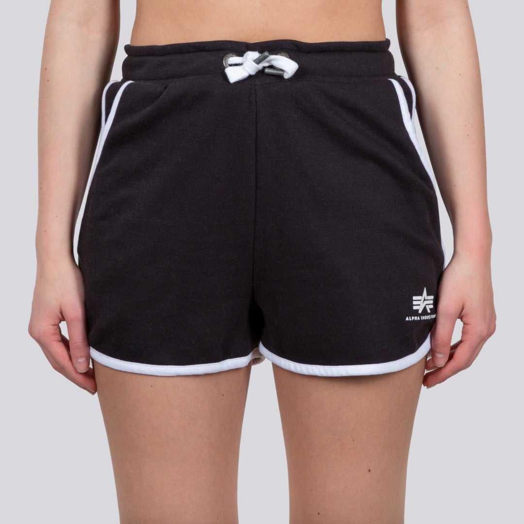 Alpha Industries Contrast SL Damen Shorts schwarz S Abbildung 1