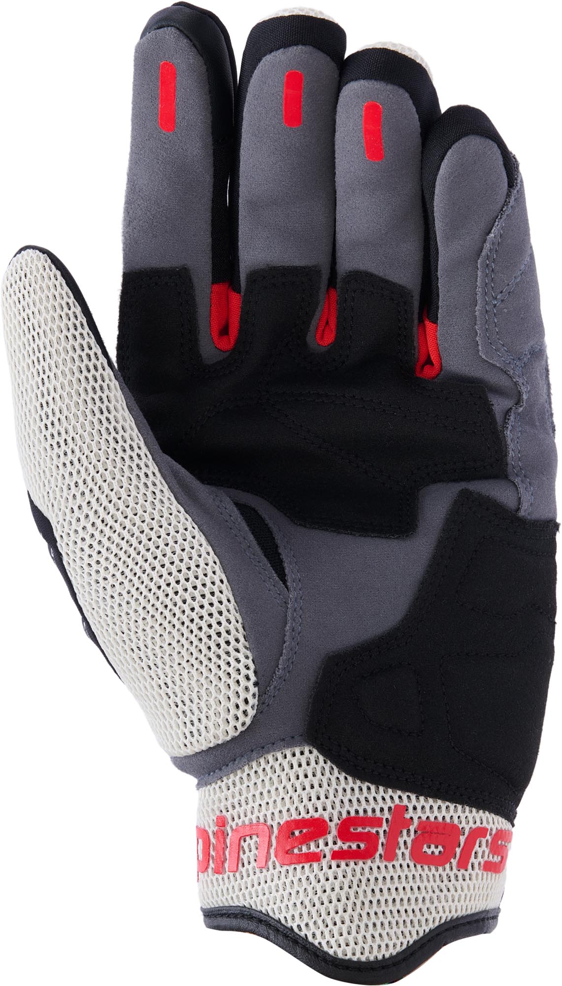 Alpinestars Mogress Airflow Gants de moto Noir/Rouge/Blanc 2XL Figure 2
