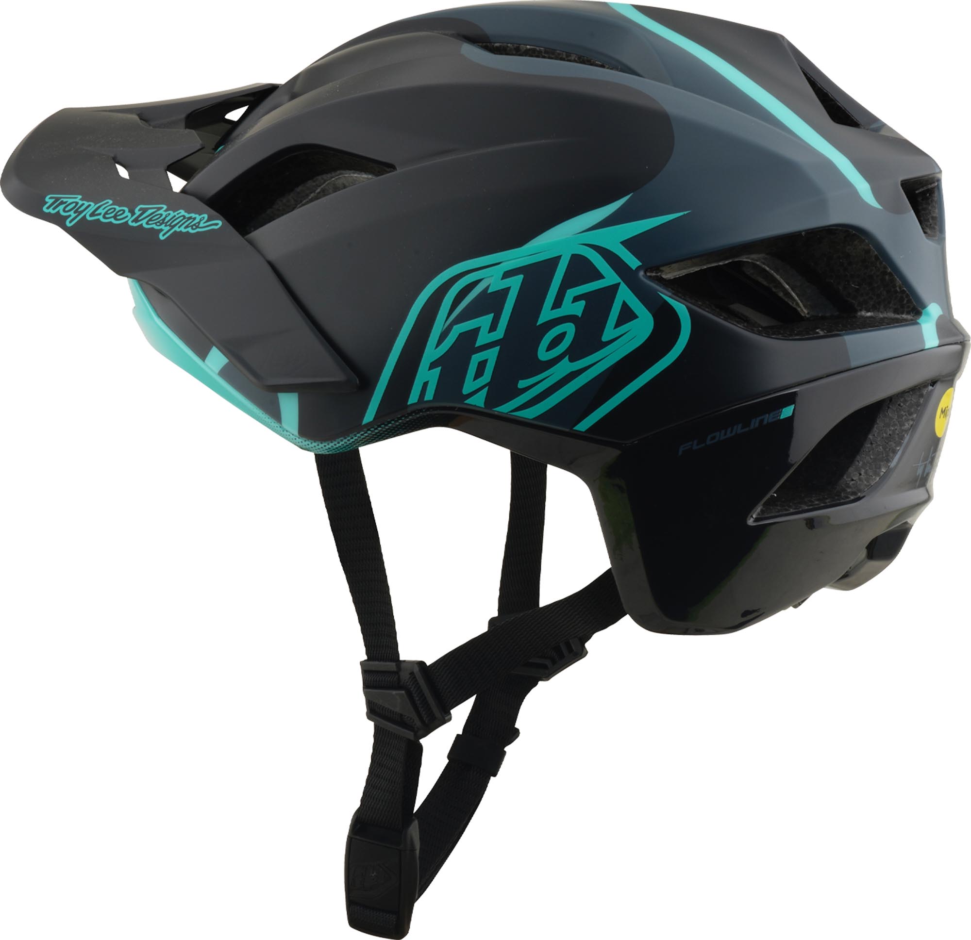 Troy Lee Designs Mips Flowline SE Badge Cască de bicicletă albastru închis/turcoaz XL-XXL (60/63) Figura 6