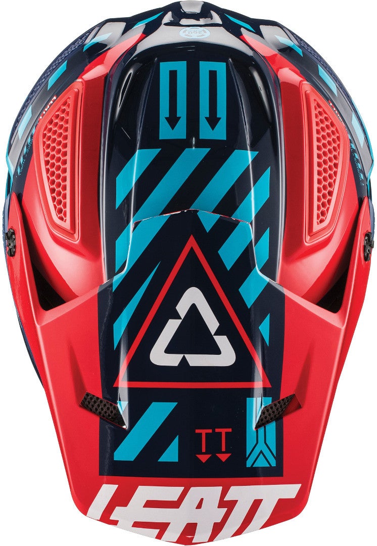 Leatt GPX 5.5 Composite V19.1 Casco Motocross blu/rosso XL (61/62) Figura 4