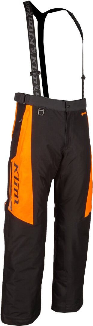 Klim Kaos 2022 Snescooter Bib Bukser sort/orange M Figur 3