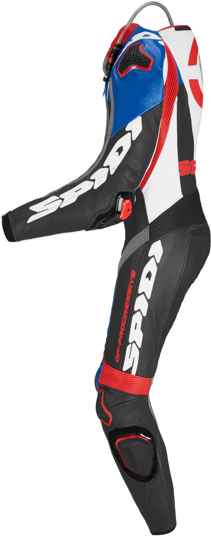 Side view of Spidi DP-Progressive Perforated Pro One Piece Motorcycle Leather Suit