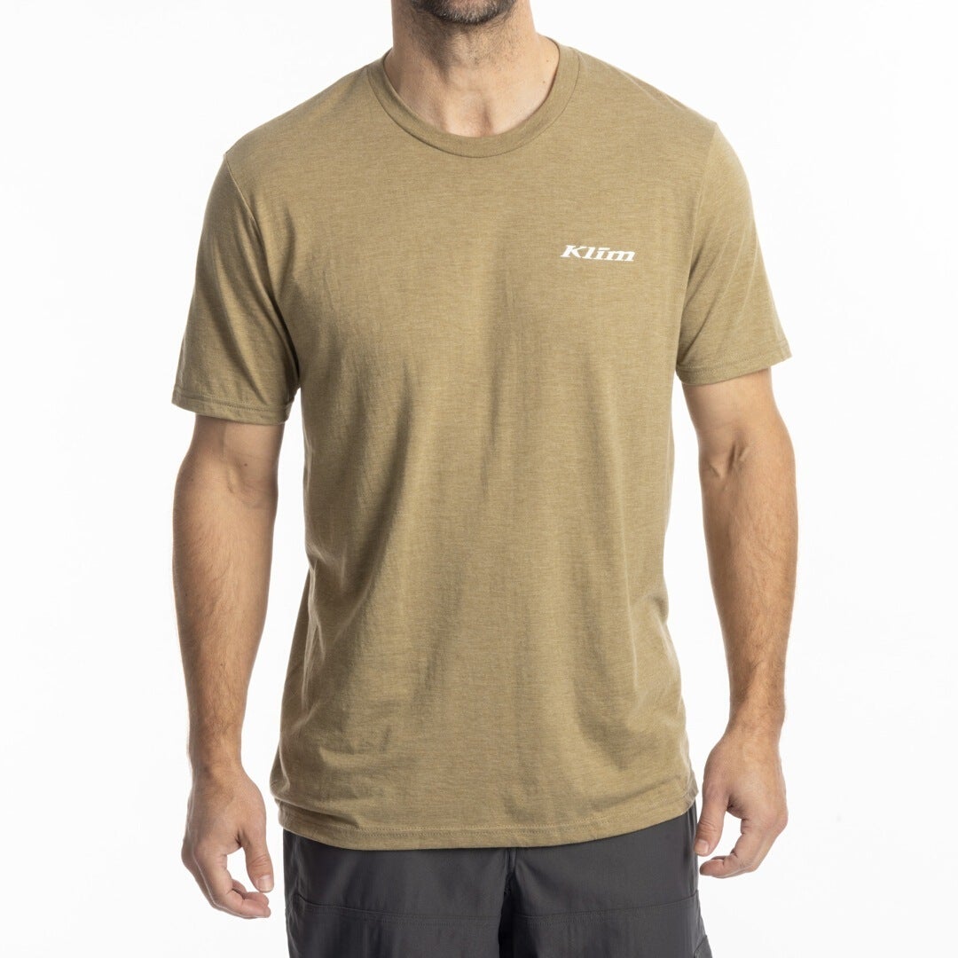 Klim Saddle Mountain Tri-Blend Triko hnědobílá XL Obrázek 1