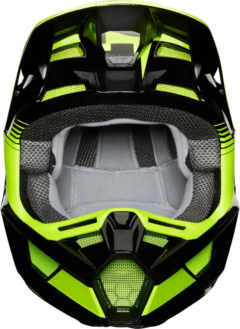 Fox V2 Hayl Jugend Motocross Helm gelb M Abbildung 2