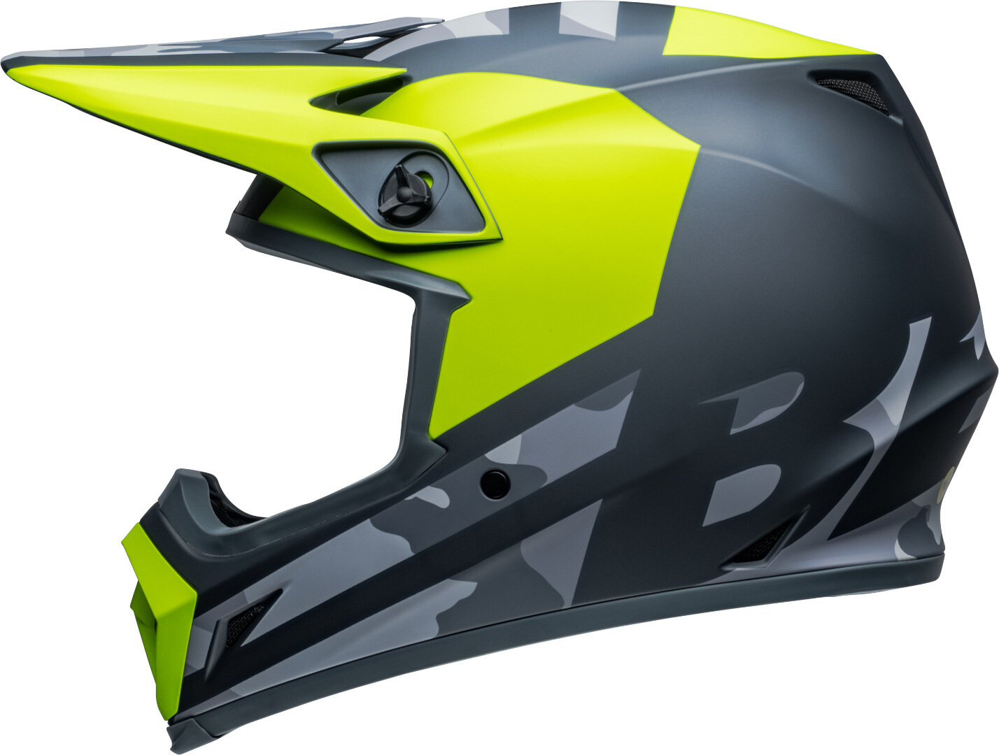 Bell MX-9 MIPS Alter Ego Cască de motocross negru/gri/galben L (59/60) Figura 4