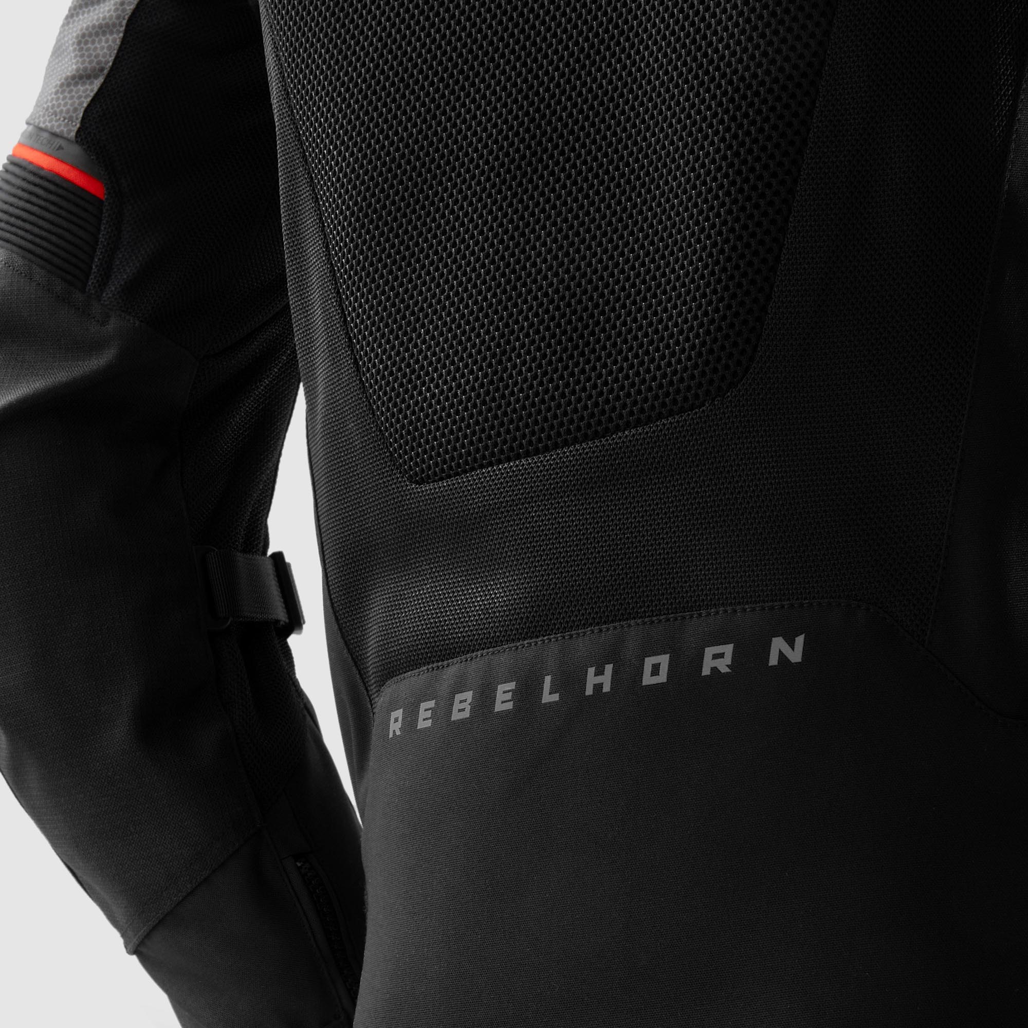 Rebelhorn Hiflow 5 waterproof Motorcycle Textile Jacket black/grey/red M Figure 7