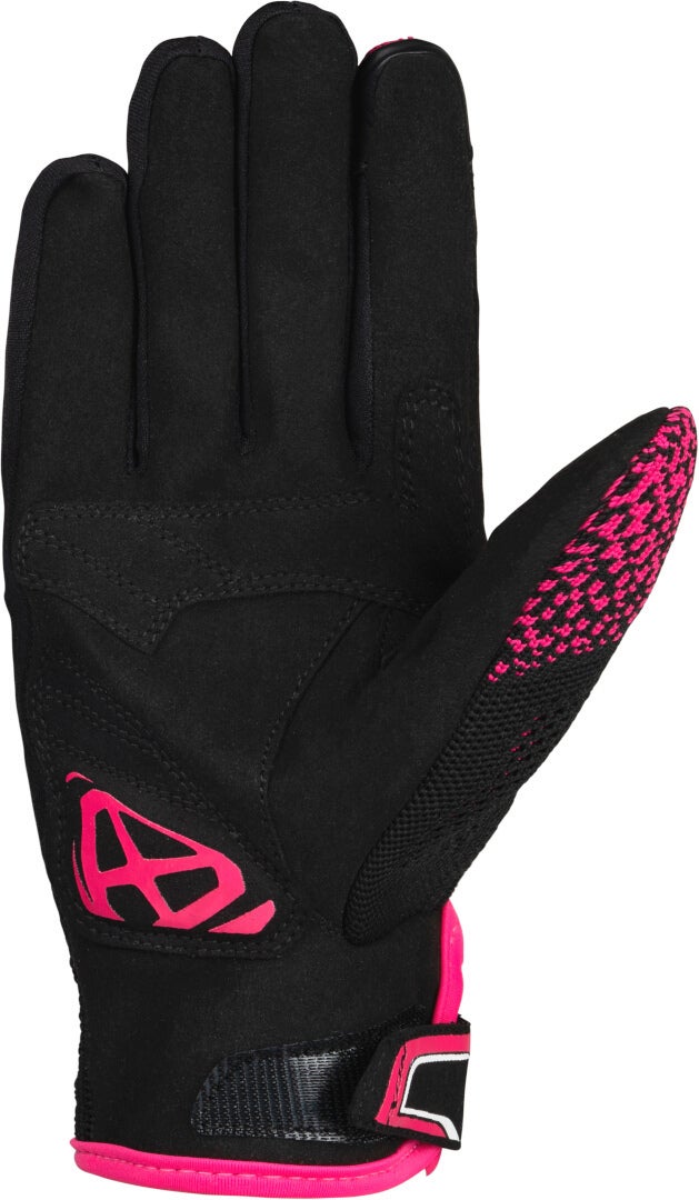 Ixon Ixflow Knit Motorcykelhandsker til damer sort/pink M Figur 2