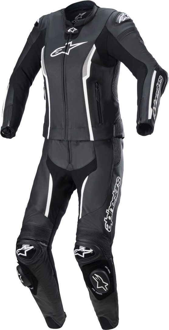 Alpinestars Stella Missile V2 Costum de piele pentru femei în două piese alb/negru 38 Figura 1