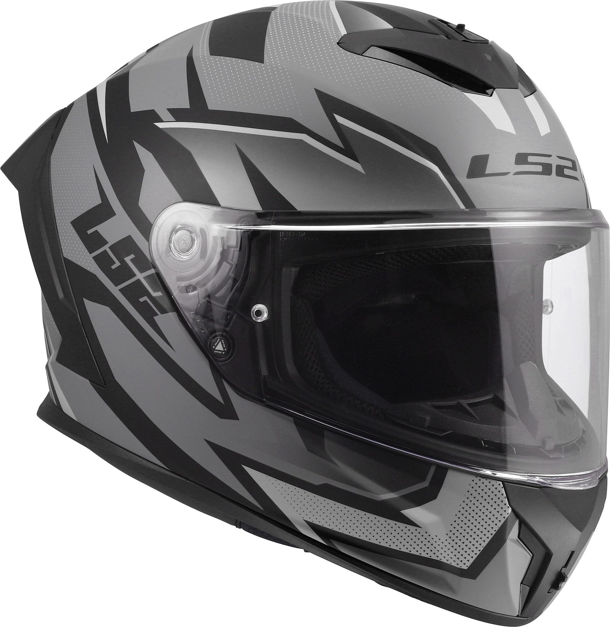 LS2 FF820 Rapid III Xtrem Шлем чёрный/серый L (59/60) Рисунок 3