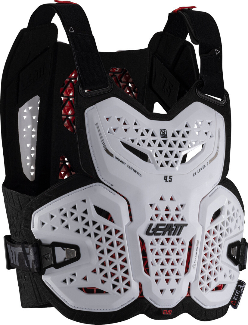 Leatt 4.5 Evo Protector de piept alb L/XL Figura 1