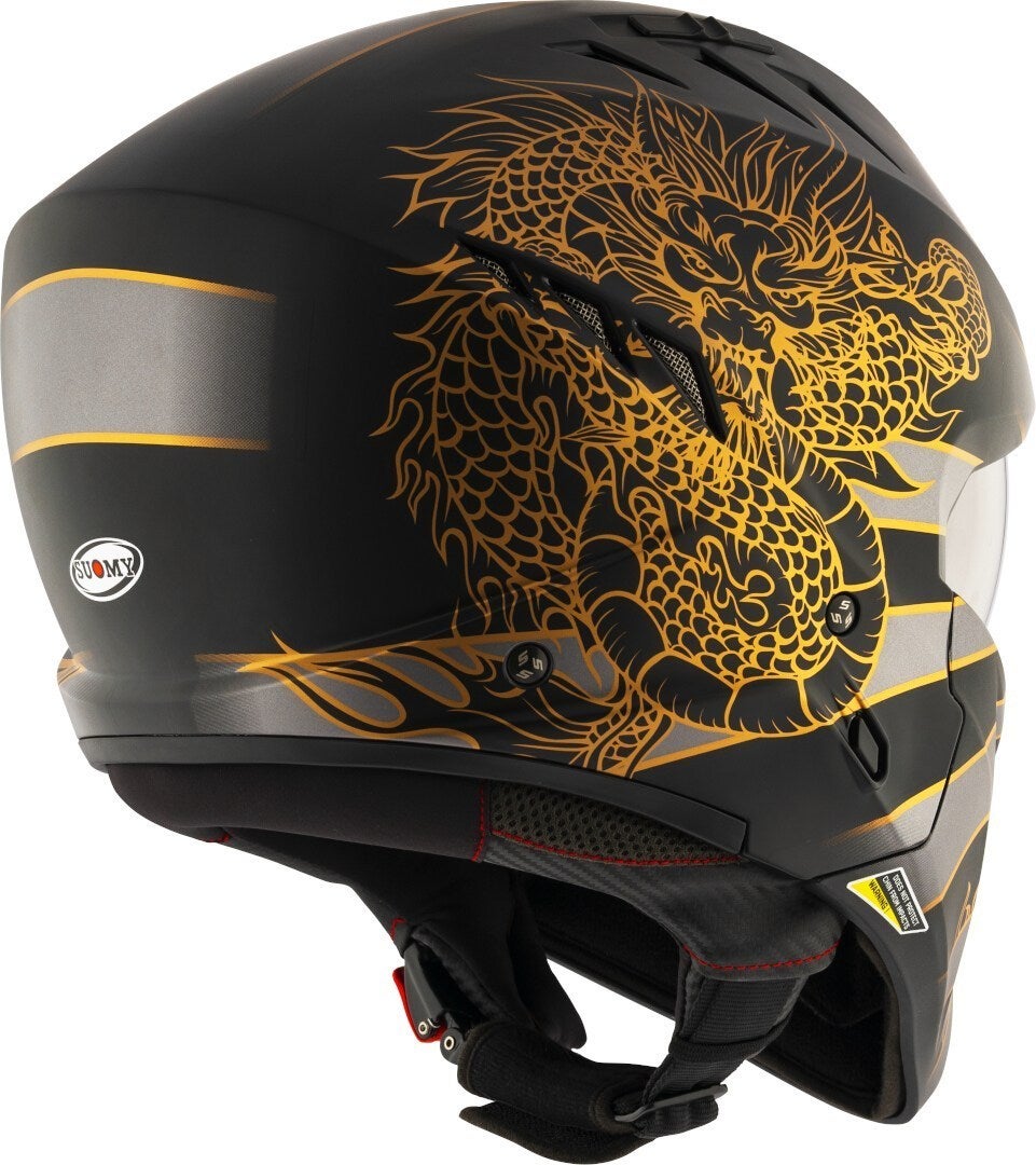 Suomy Armor Dragon Casco Jet Grigio opaco XL (61) Figura 3