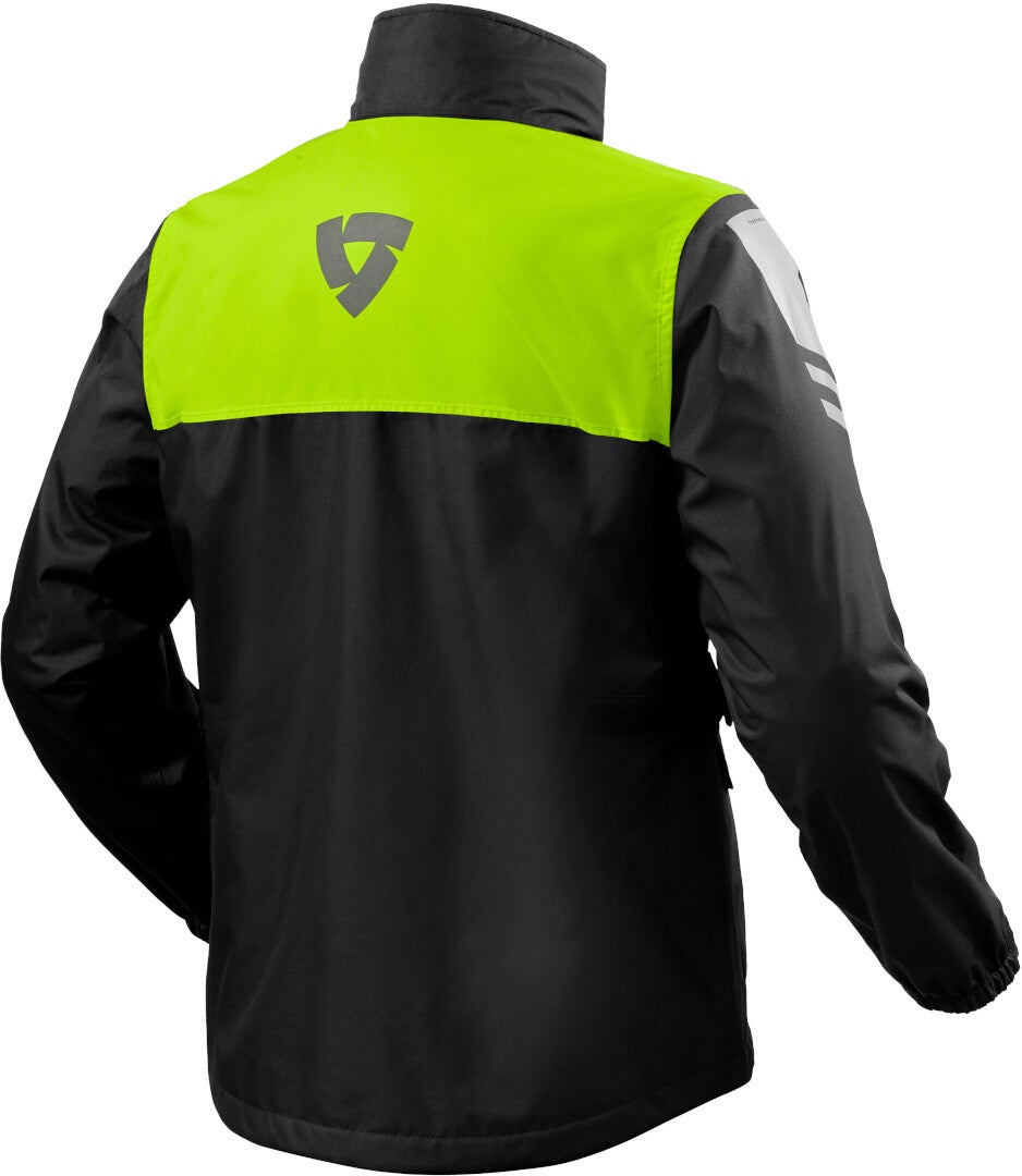 Revit Nitric 4 H2O Motorcykel regnjakke sort/gul M Figur 2