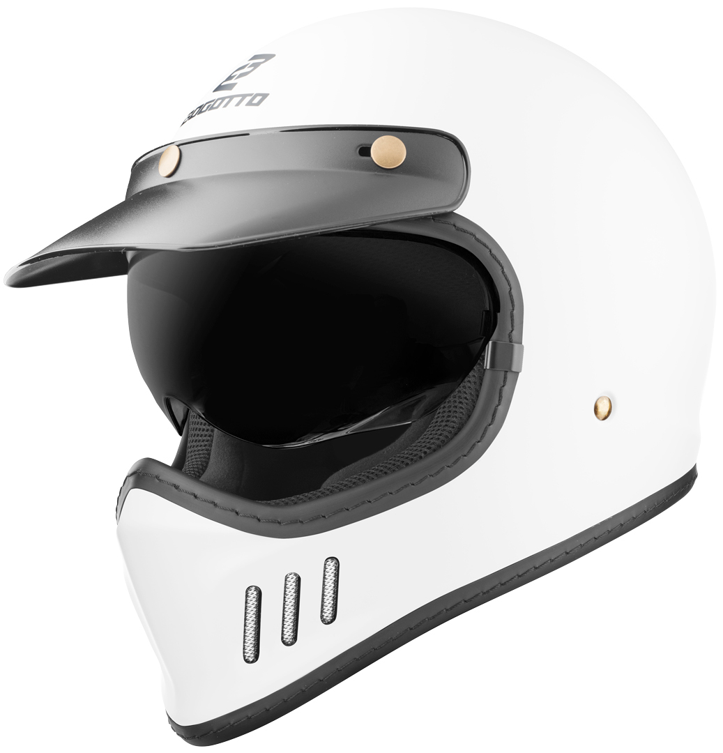 Bogotto FF980 Cască Caferacer Cross Alb mat S Figura 2