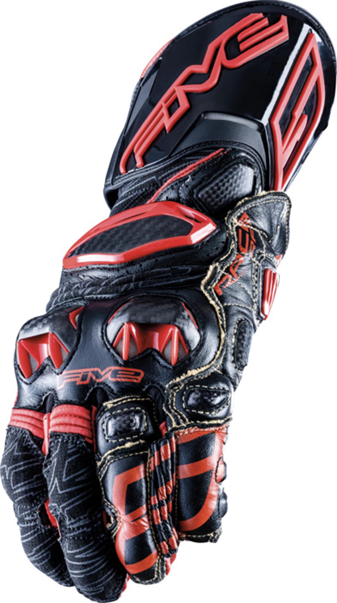 Five RFX Race Motorcycle Gloves red/black L Figure 2