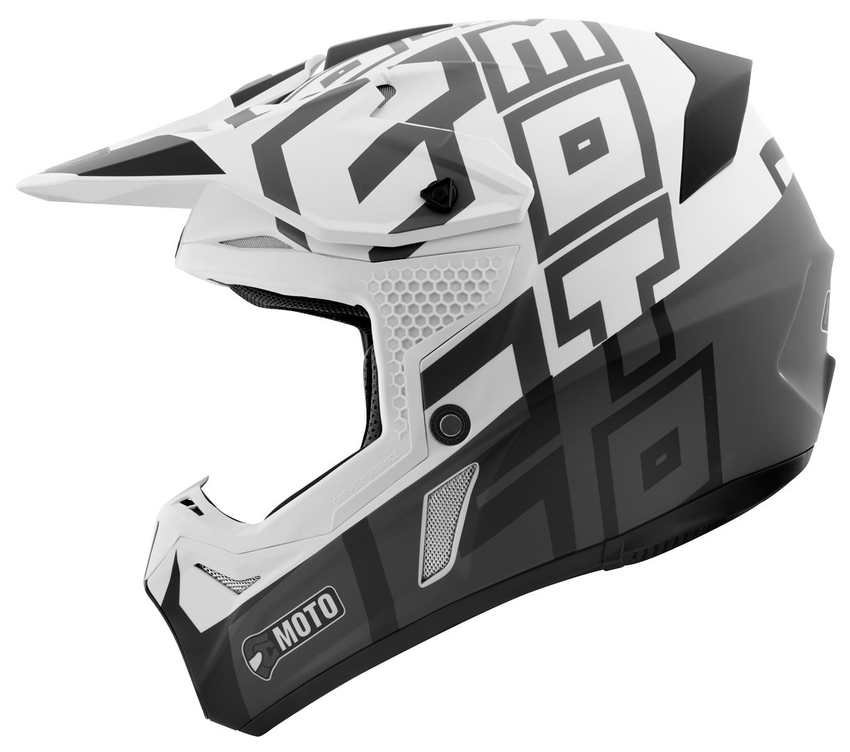 FC-Moto Merkur Flex Motokrosová přilba bílá/šedá/černá M Obrázek 3
