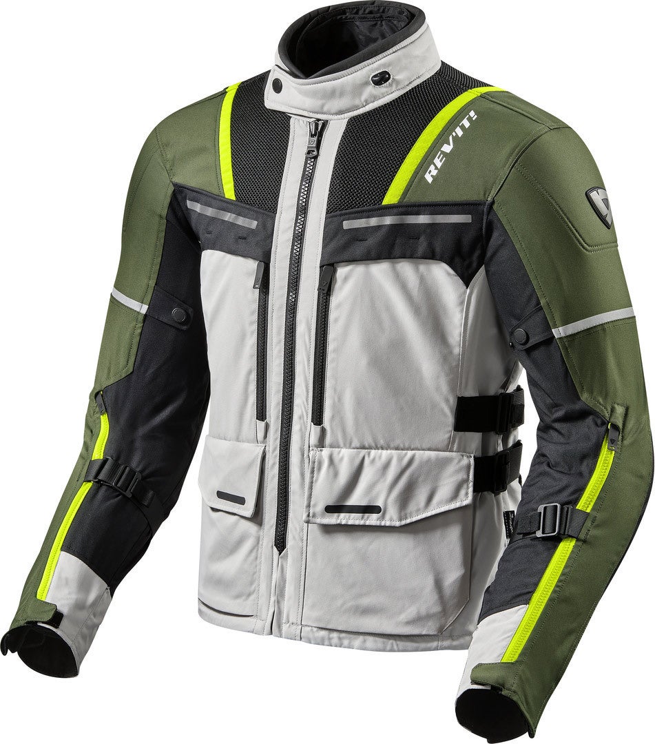 Revit Offtrack Motorcycle Textile Jacket grey/green L Figure 1