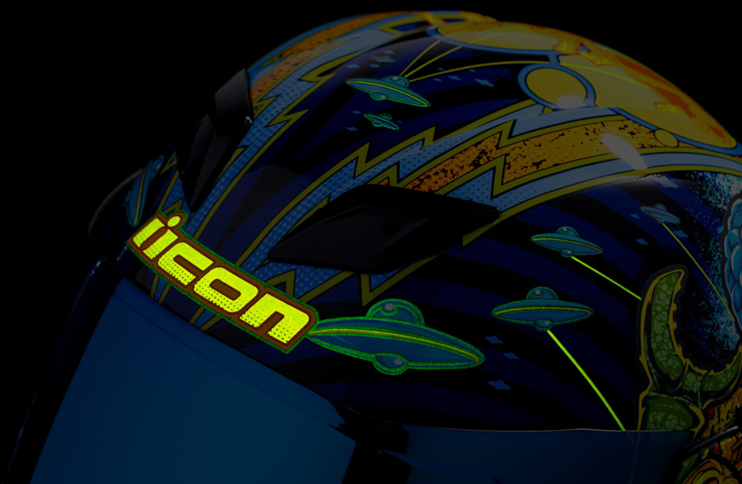 Icon Airflite Bugoid Blitz Helm L (59/60) Abbildung 12