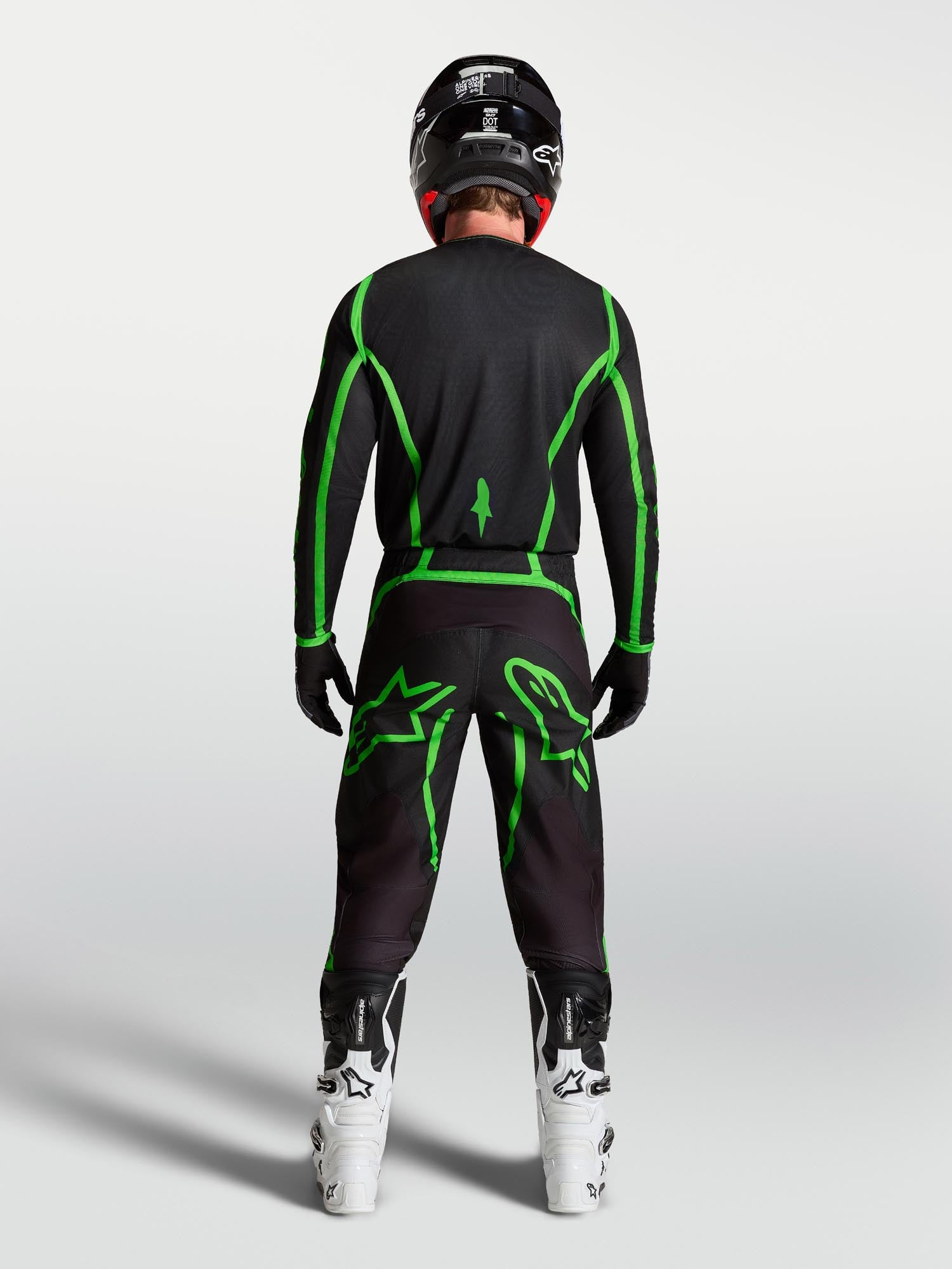 Alpinestars Fluid Apex V2 Φανέλα μοτοκρός μαύρο/νέον-πράσινο S Γράφημα 10