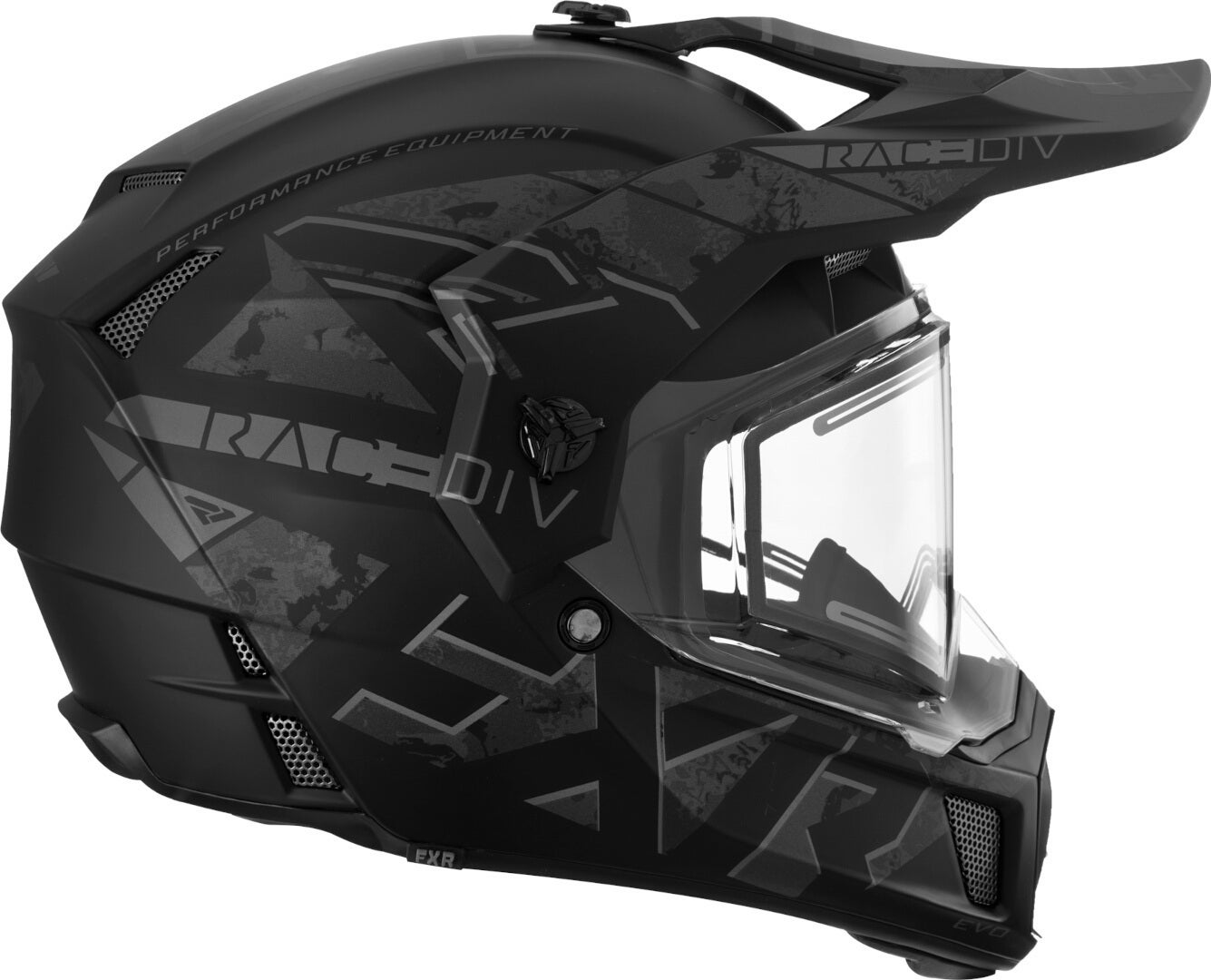 FXR Clutch X Evo Snescooter hjelm sort mat/grå S (55/56) Figur 3