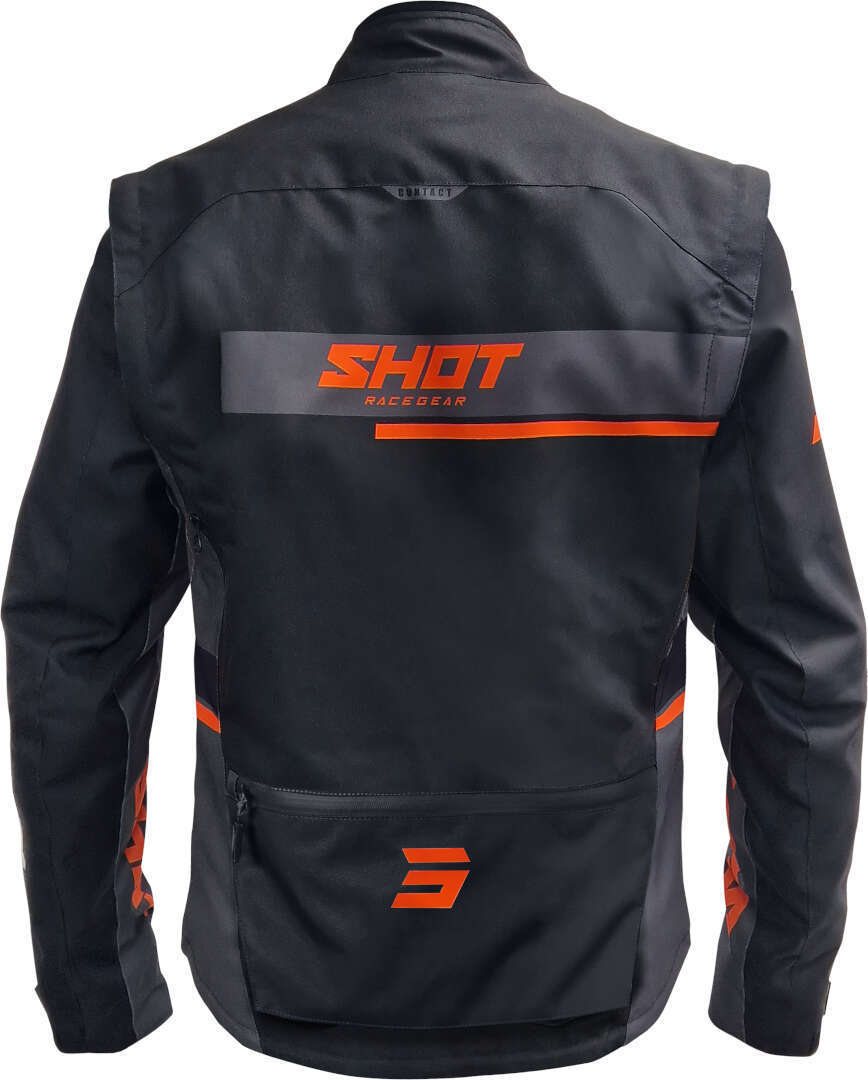 Shot Contact Assault 2.0 Motocross Jacke schwarz/orange M Abbildung 2