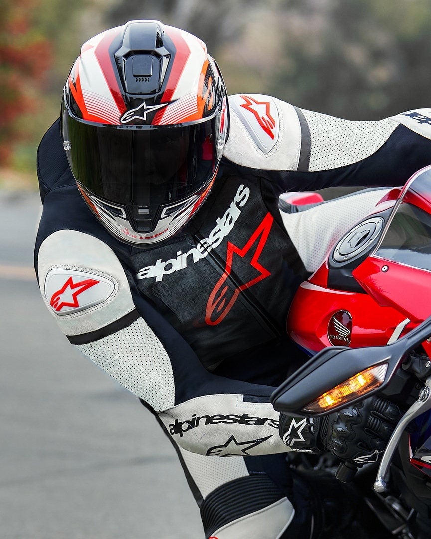 Alpinestars Supertech R10 Team Carbon Hjelm svart/rød/hvit XL (61/62) Figur 12