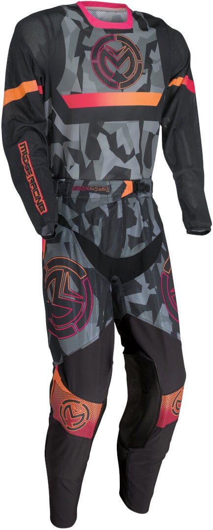 Moose Racing Sahara 2022 Motocross bukser grå/sort 38 Figur 2